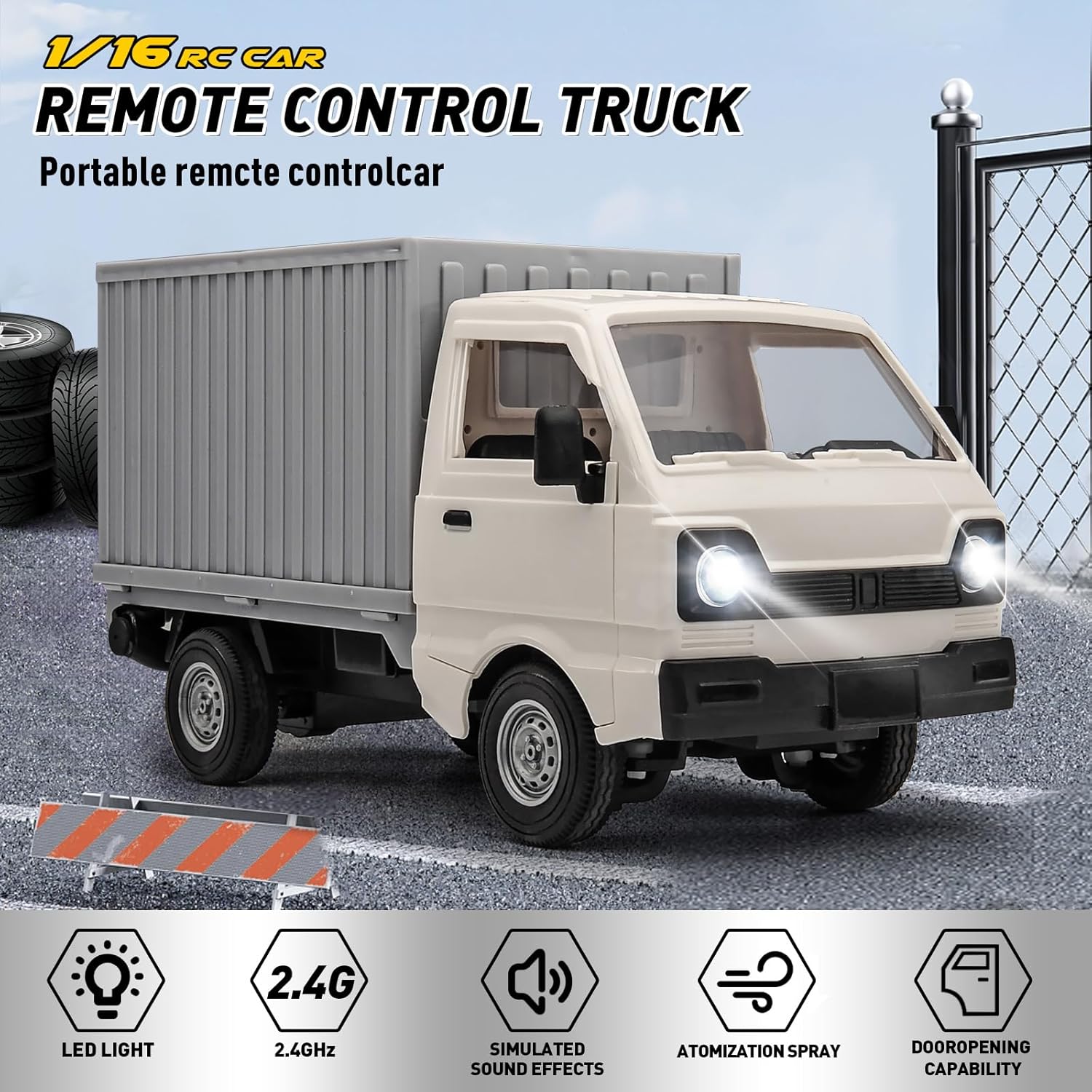 KF21 RC Truck 1:16 2.4GHZ RC C - огляд і ціна Rc Hobby Tech Bali
