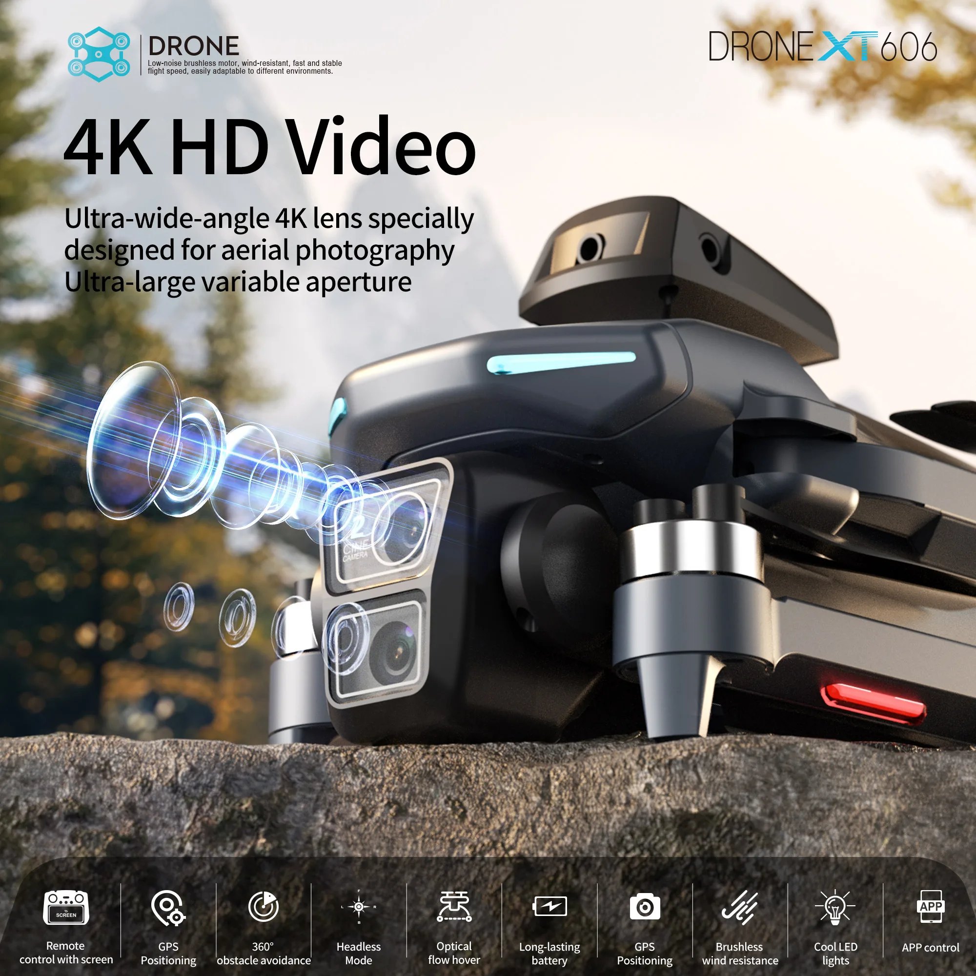 Lenovo XT606 Drone Professiona - огляд і ціна Rc Hobby China