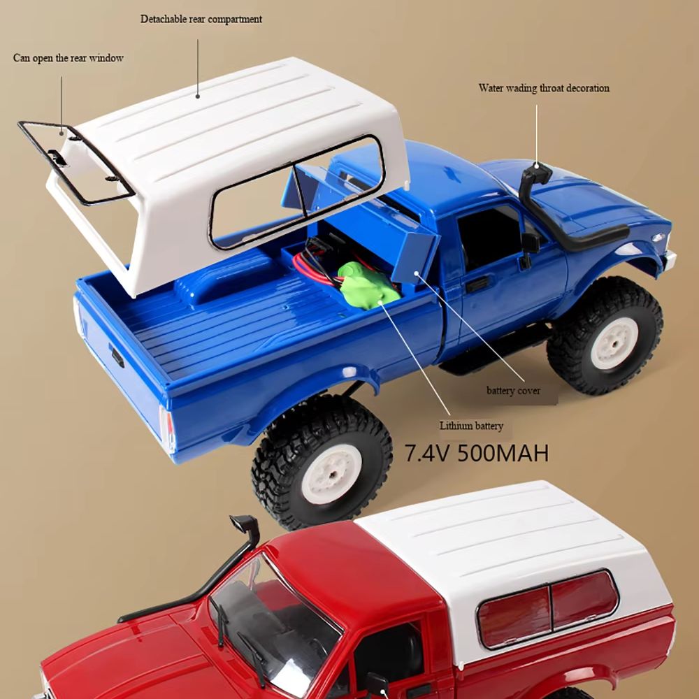 C24 1/16 WPL RC Car 2.4G Remot - огляд і ціна Rc Hobby Tech Bali