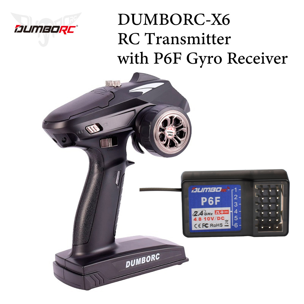 DUMBORC X6P 6CH 2.4G RC Radio  - огляд і ціна Radio Transmitter 6Ch
