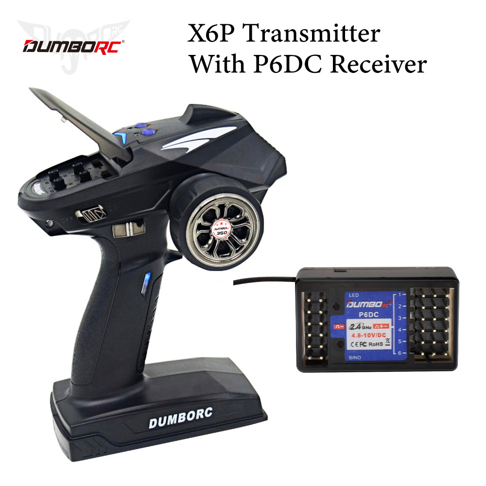DUMBORC X6P 6CH 2.4G RC Radio  - огляд і ціна Radio Transmitter 6Ch