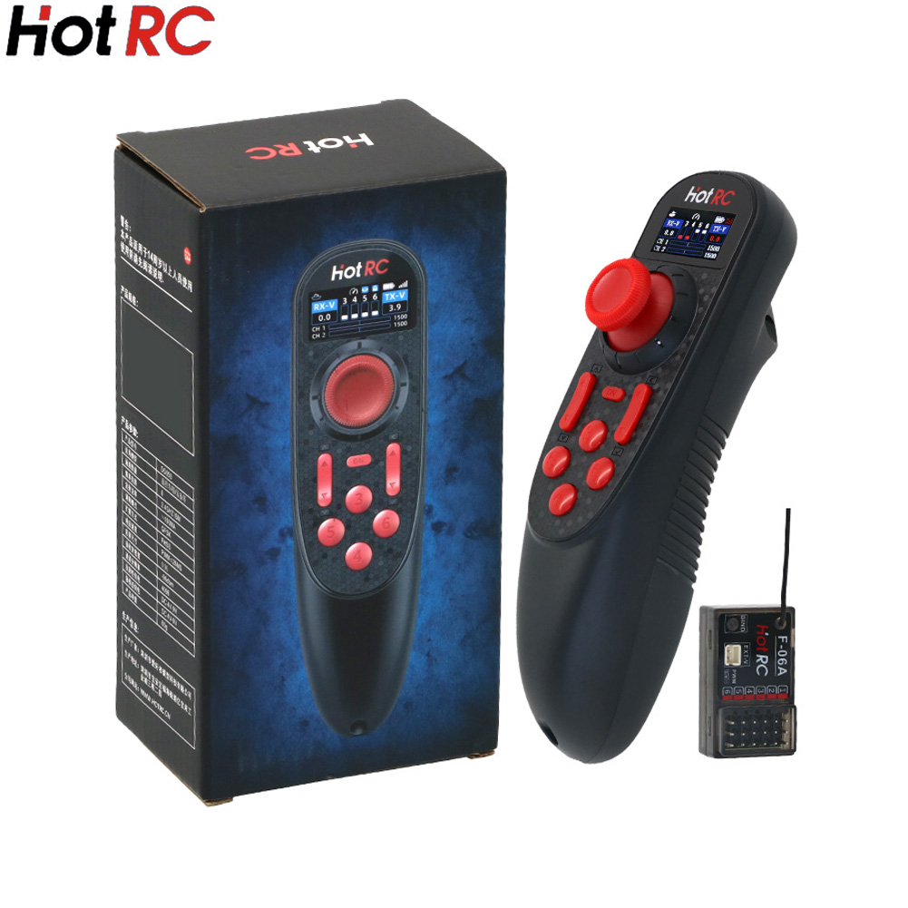 HOTRC DS-650 6CH 2.4G Radio Sy - огляд і ціна Radio Transmitter 6Ch