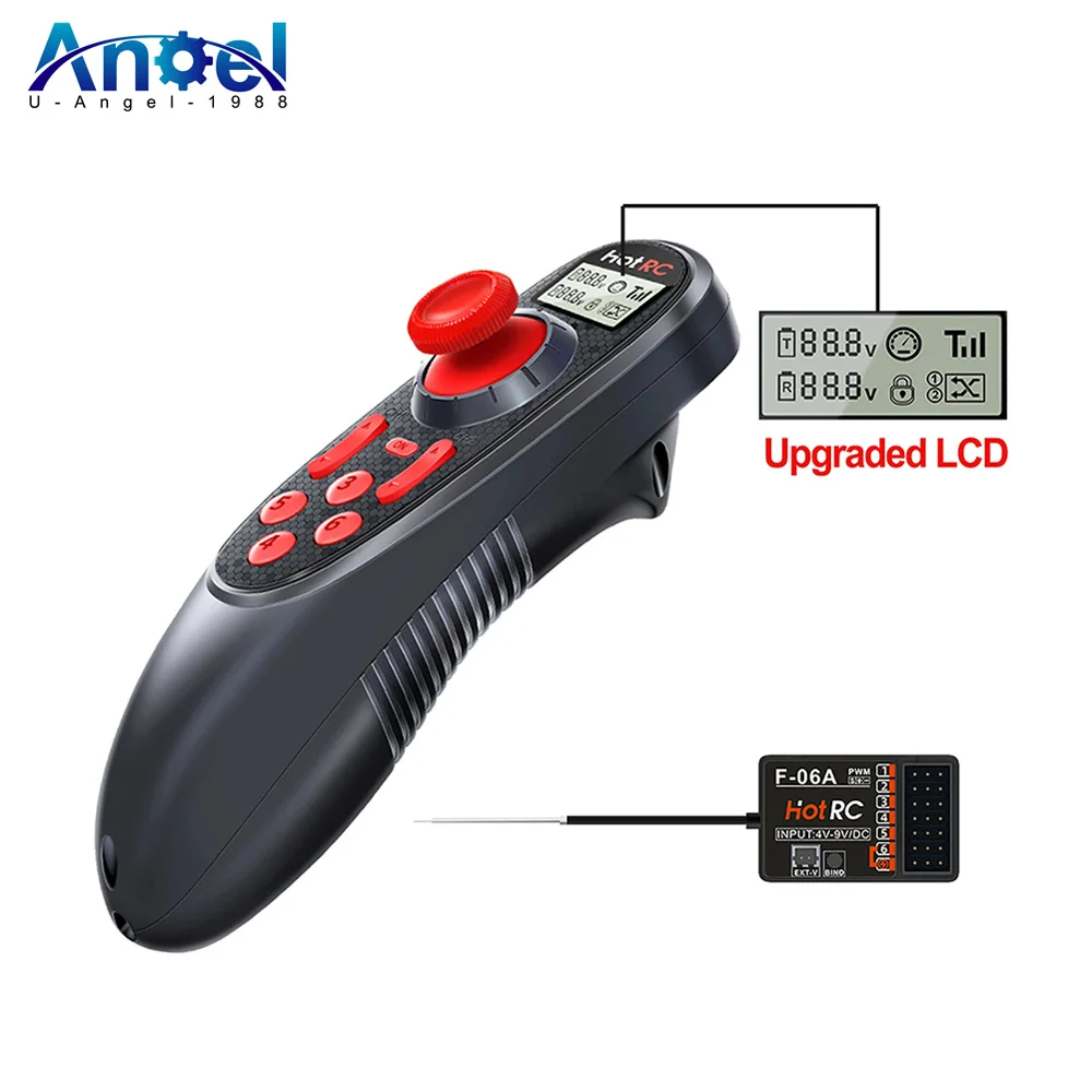 HOTRC DS-600 6CH 2.4GHz Radio  - огляд і ціна Radio Transmitter 6Ch