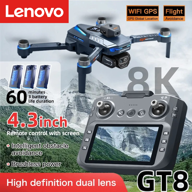 Lenovo GT8 Drone 8K Profession - огляд і ціна Rc Hobby China