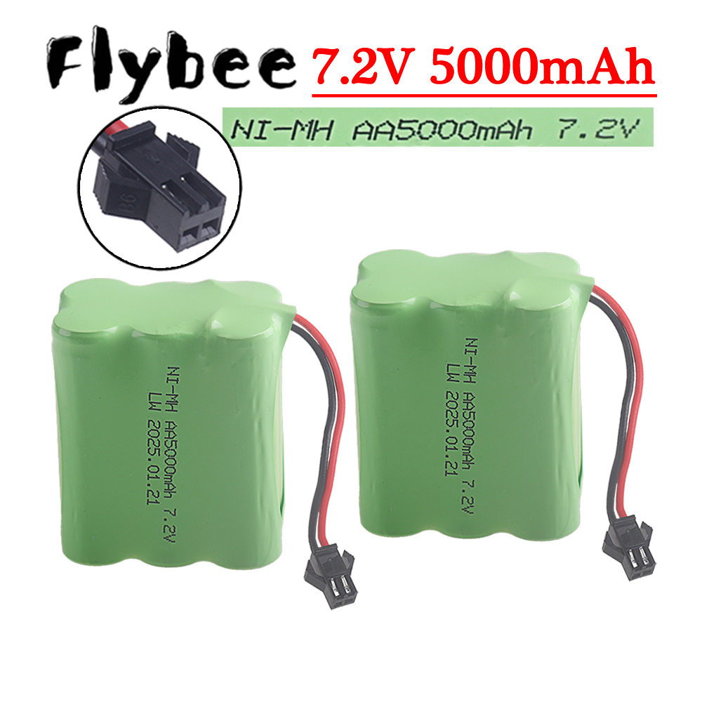 (SM-2P Plug) 7.2V 5000mah NiMH - огляд і ціна Rc Hobby Usa