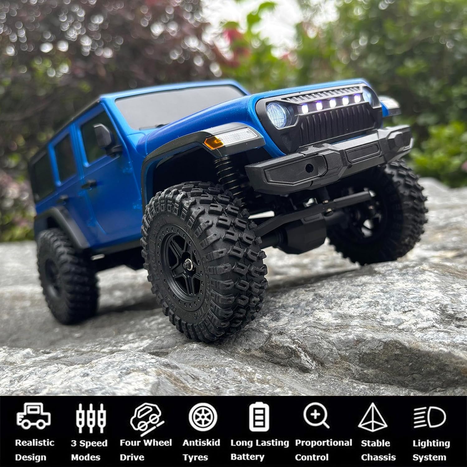 1/18 Scale RC Rock Crawler 4x4 - огляд і ціна Rc Roc Hobby