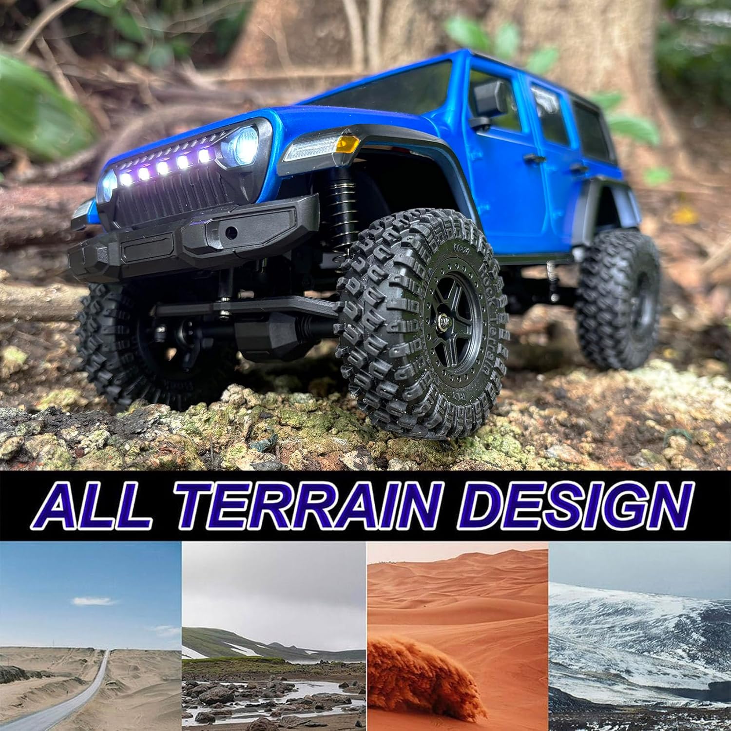 1/18 Scale RC Rock Crawler 4x4 - огляд і ціна Rc Roc Hobby
