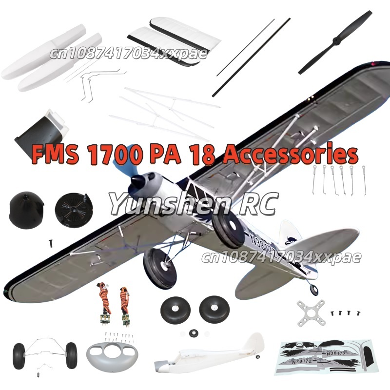 FMS RC Plane Decals For 1700mm - огляд і ціна Rc Hobby Usa