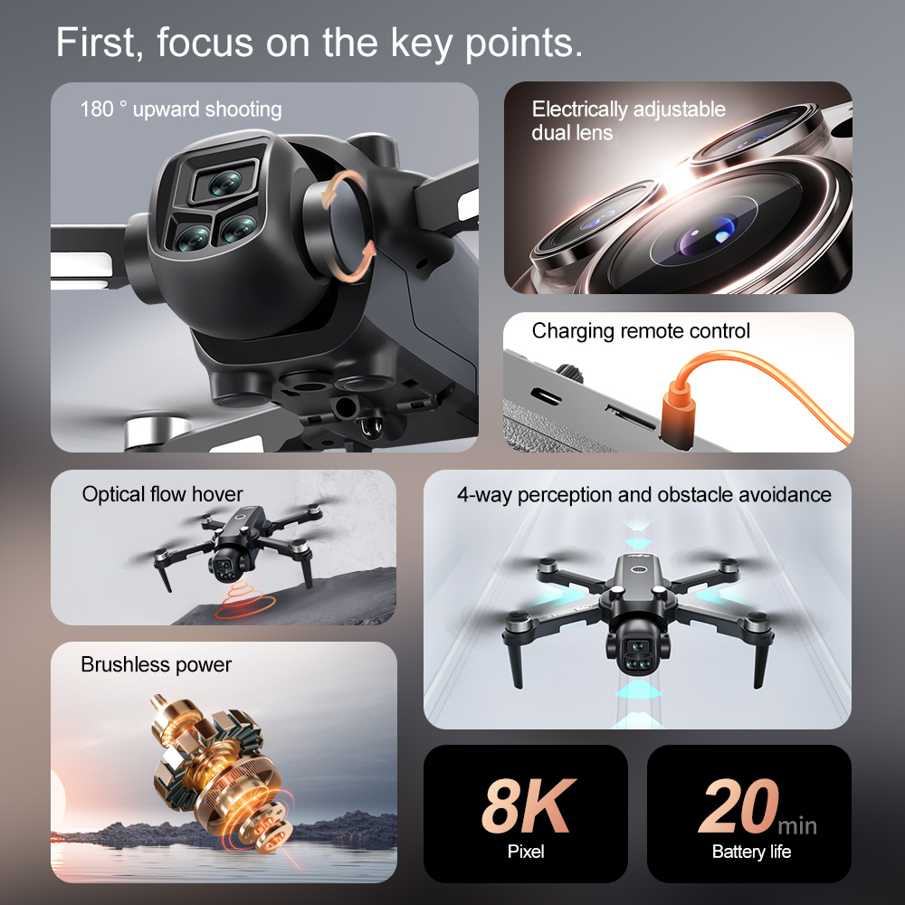 Lenovo V156 MAX HD WIFI FPV Dr - огляд і ціна Rc Hobby China