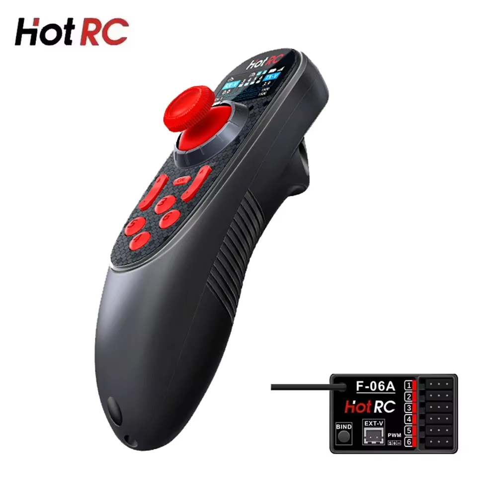 HOTRC Hotrc DS-650 DS 650 6CH  - огляд і ціна Radio Transmitter 6Ch