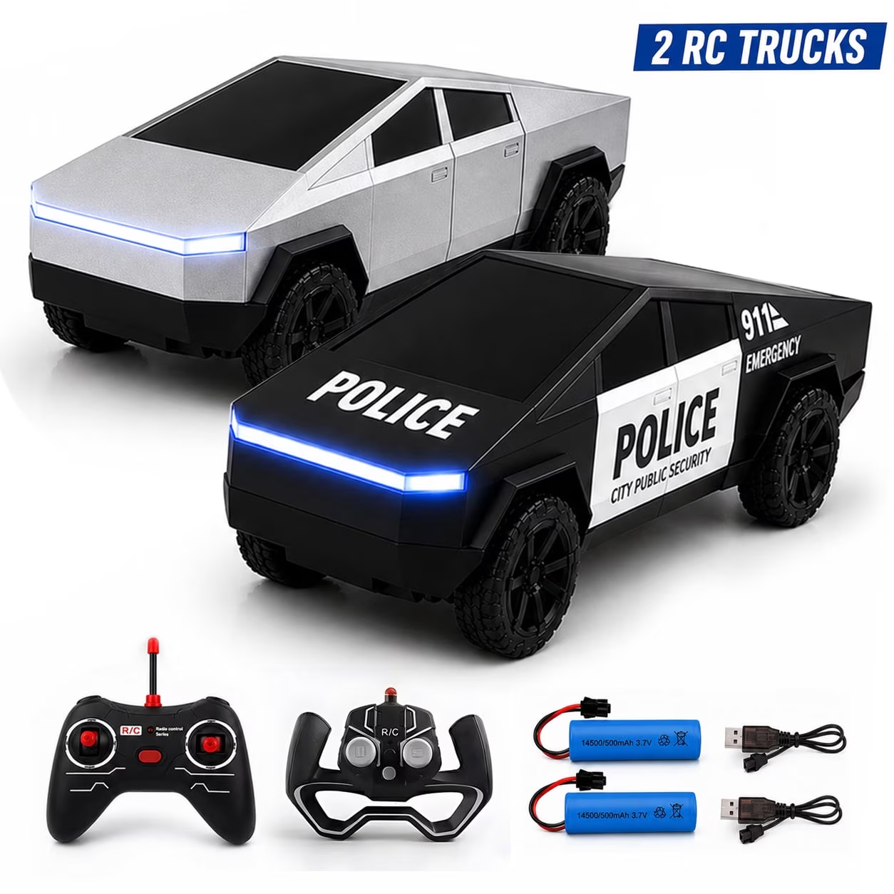 2PCS RC Cyber Truck Toys Remot - огляд і ціна Rc Hobby Tech Bali