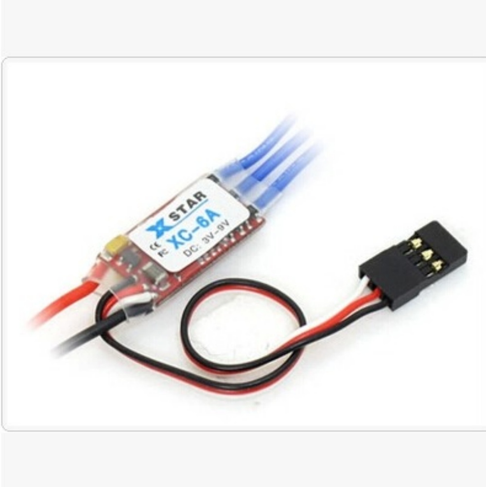 FATJAY XC-6A Brushless ESC 6A  - огляд і ціна Rc Hobby Usa