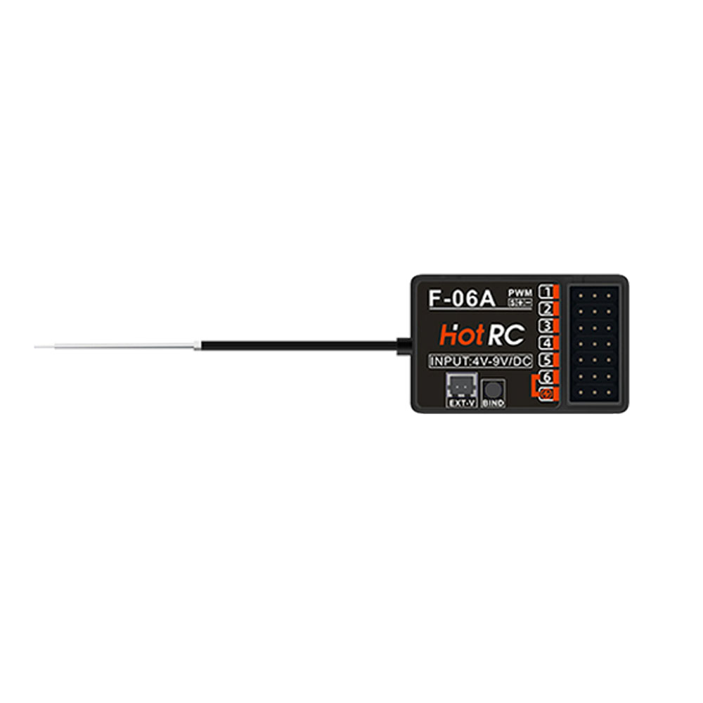 HOTRC DS-600 2.4GHz 6CH RC Boa - огляд і ціна Radio Transmitter 6Ch