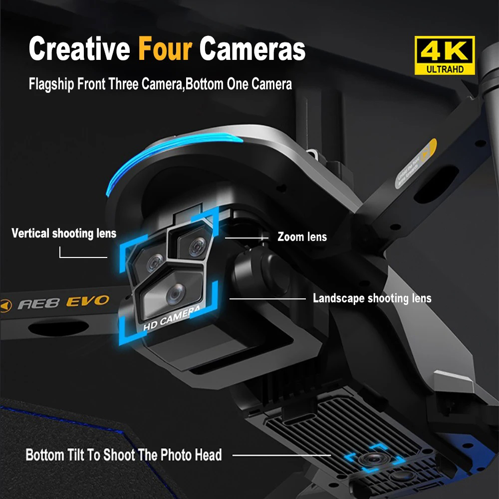 AE8 EVO Drone GPS 8K Professio - огляд і ціна Rc Hobby China